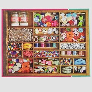 Springbok The Sewing Box 500 Piece Jigsaw Puzzle 33-01497 Made in USA 18x23.5